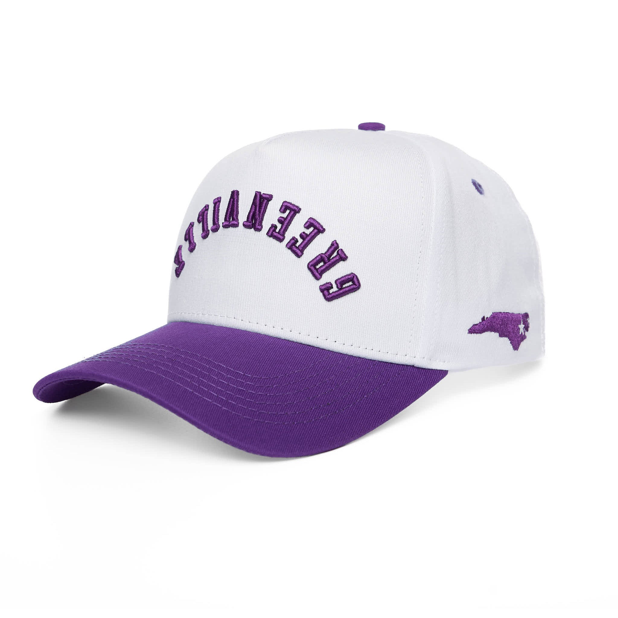 GREENVILLE UPSIDE DOWN - WHITE/PURPLE