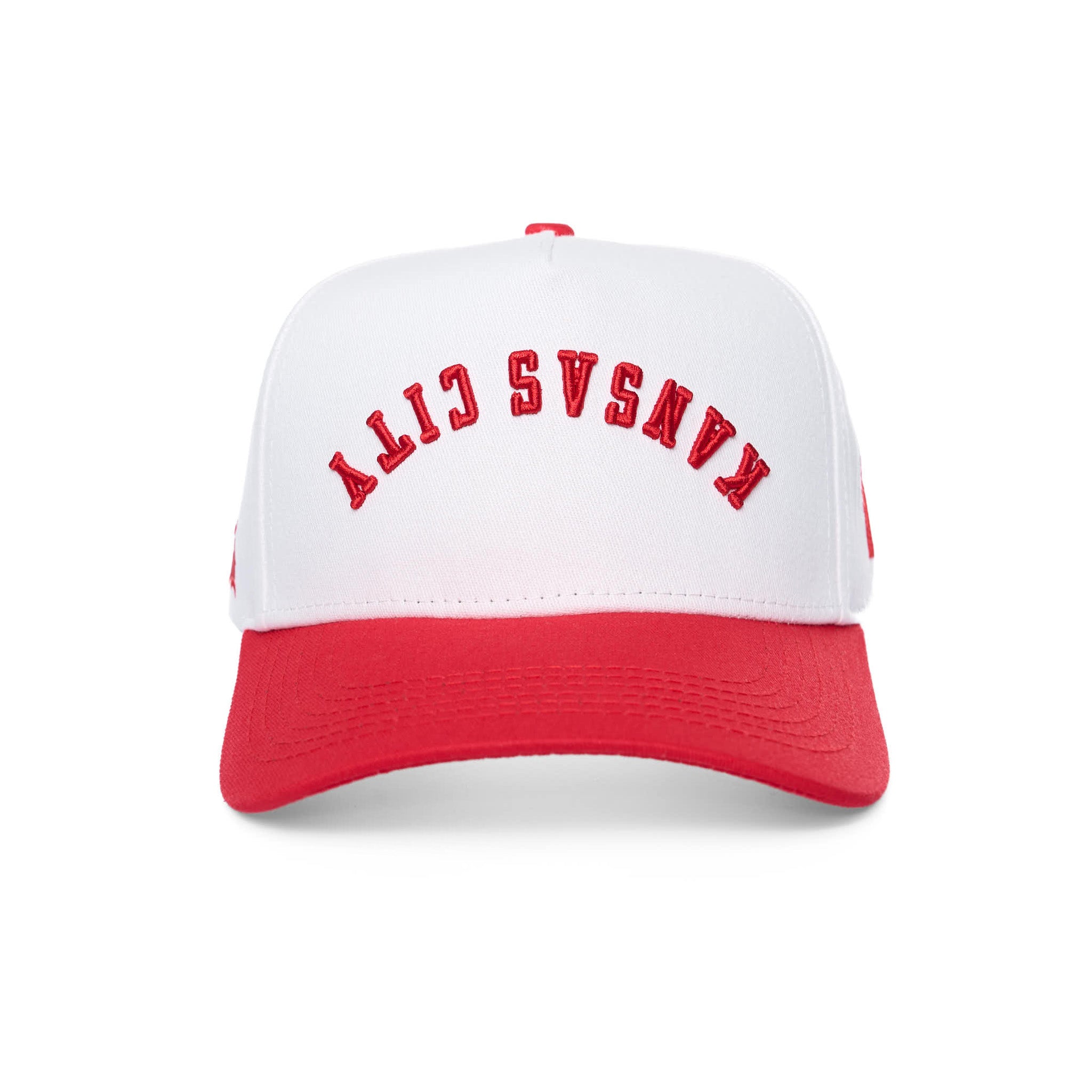 KANSAS CITY UPSIDE DOWN - WHITE/RED
