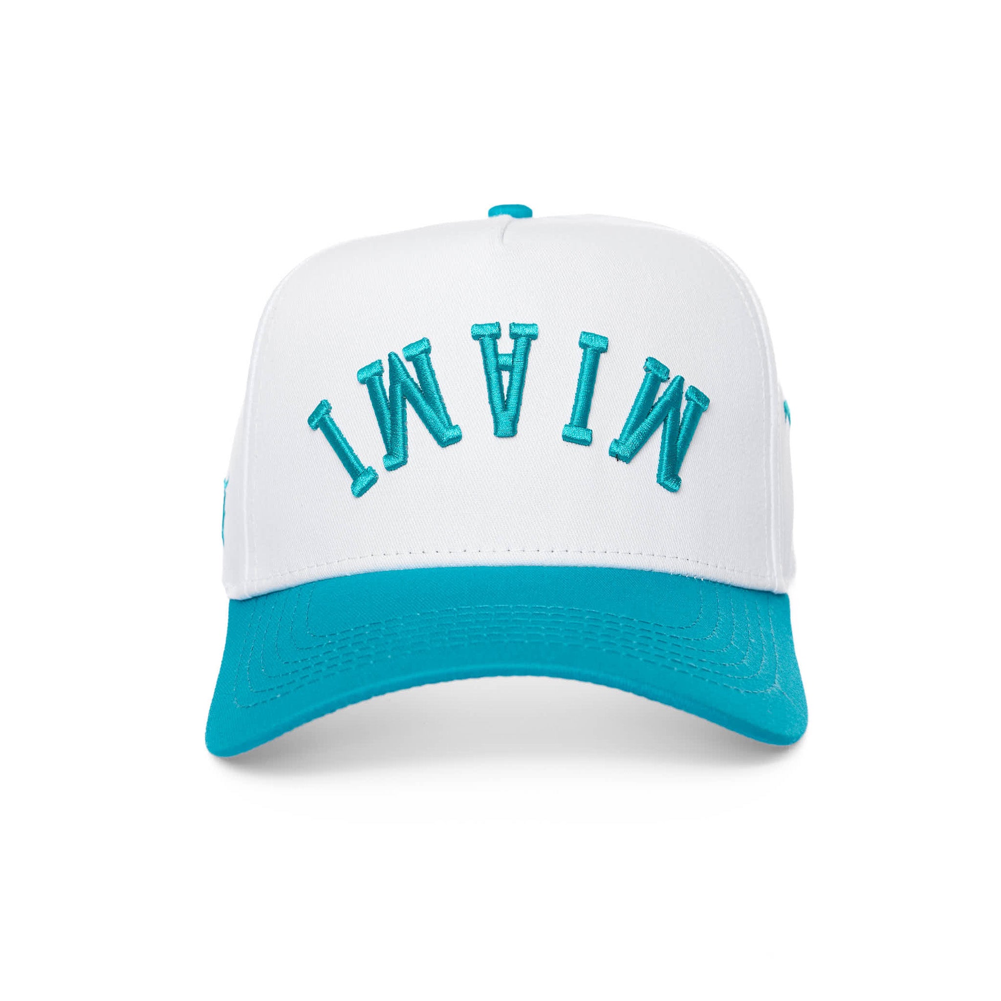 MIAMI UPSIDE DOWN - WHITE/AQUA