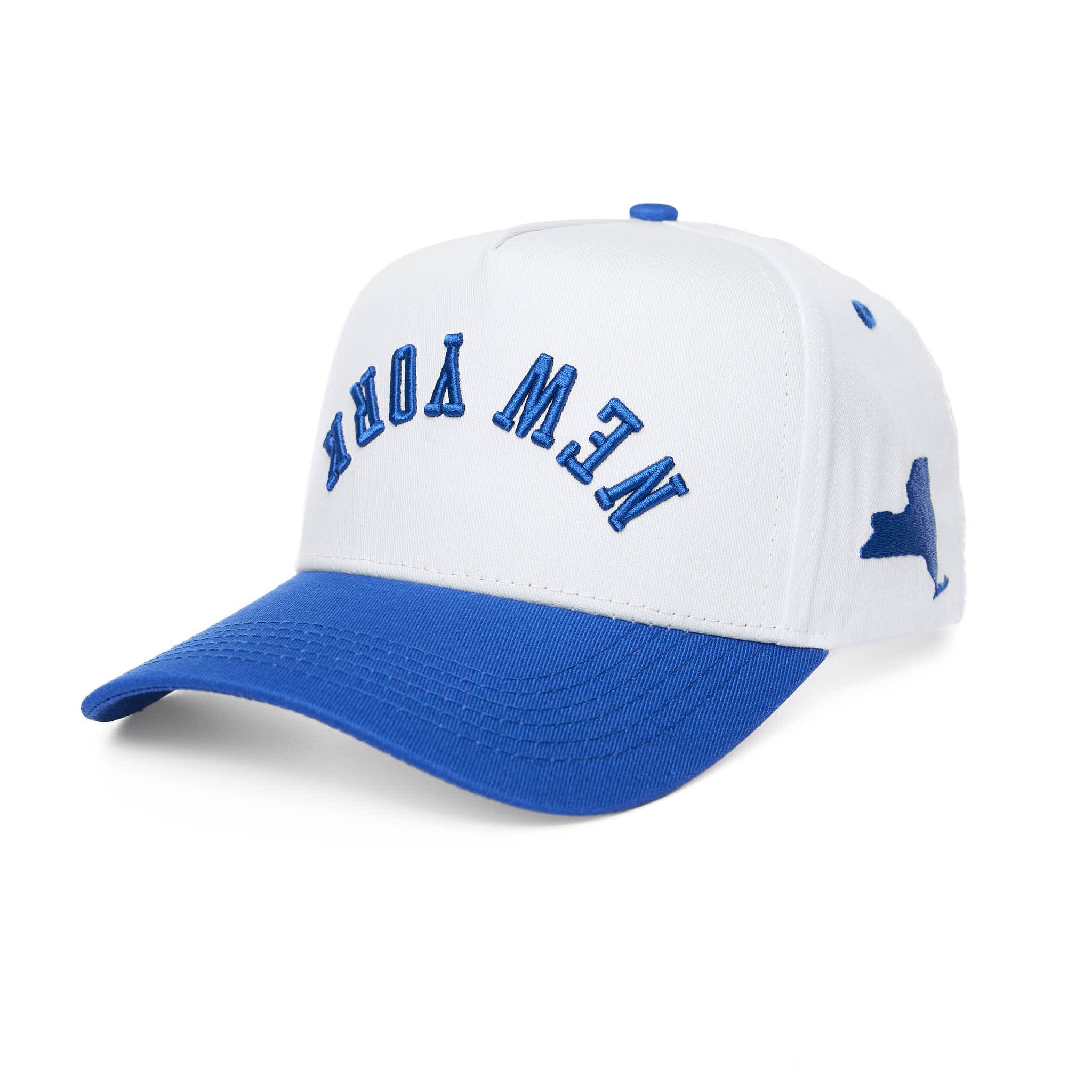 NEW YORK UPSIDE DOWN - WHITE/BLUE