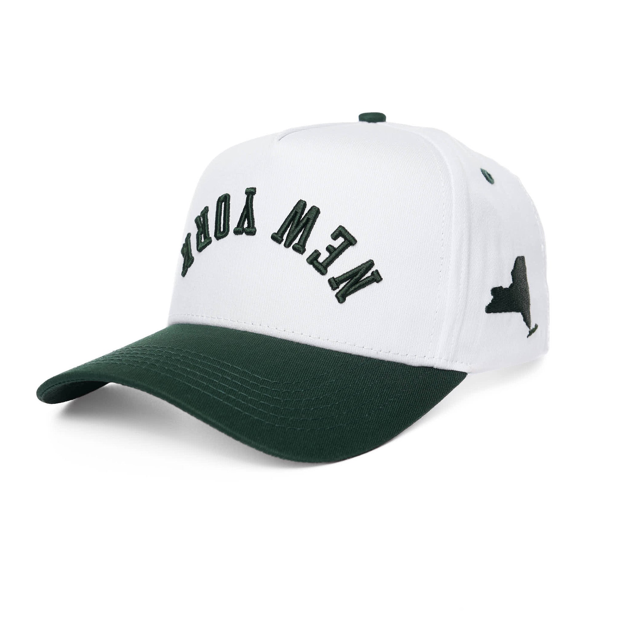 NEW YORK UPSIDE DOWN - WHITE/GREEN