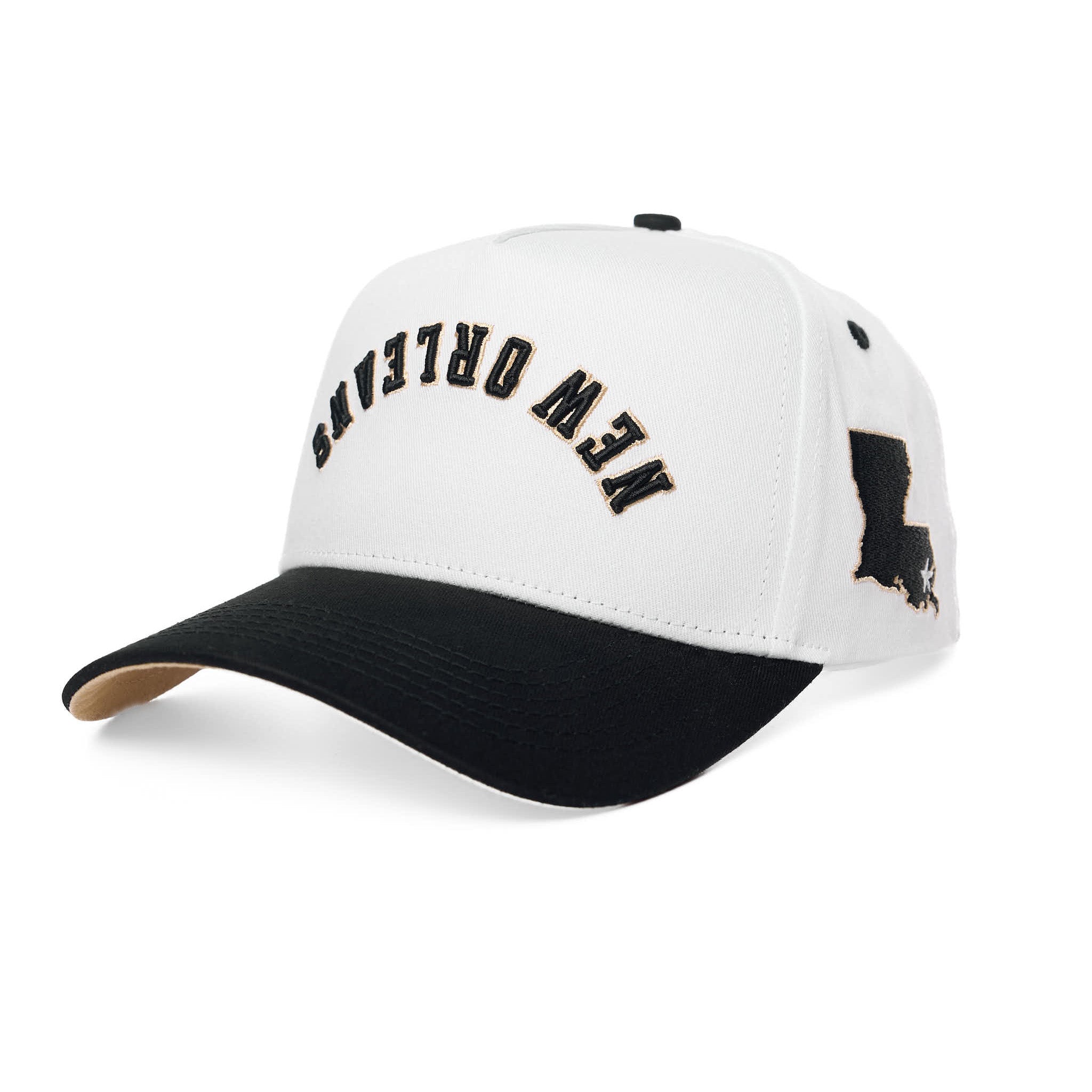 NEW ORLEANS UPSIDE DOWN - WHITE/BLACK