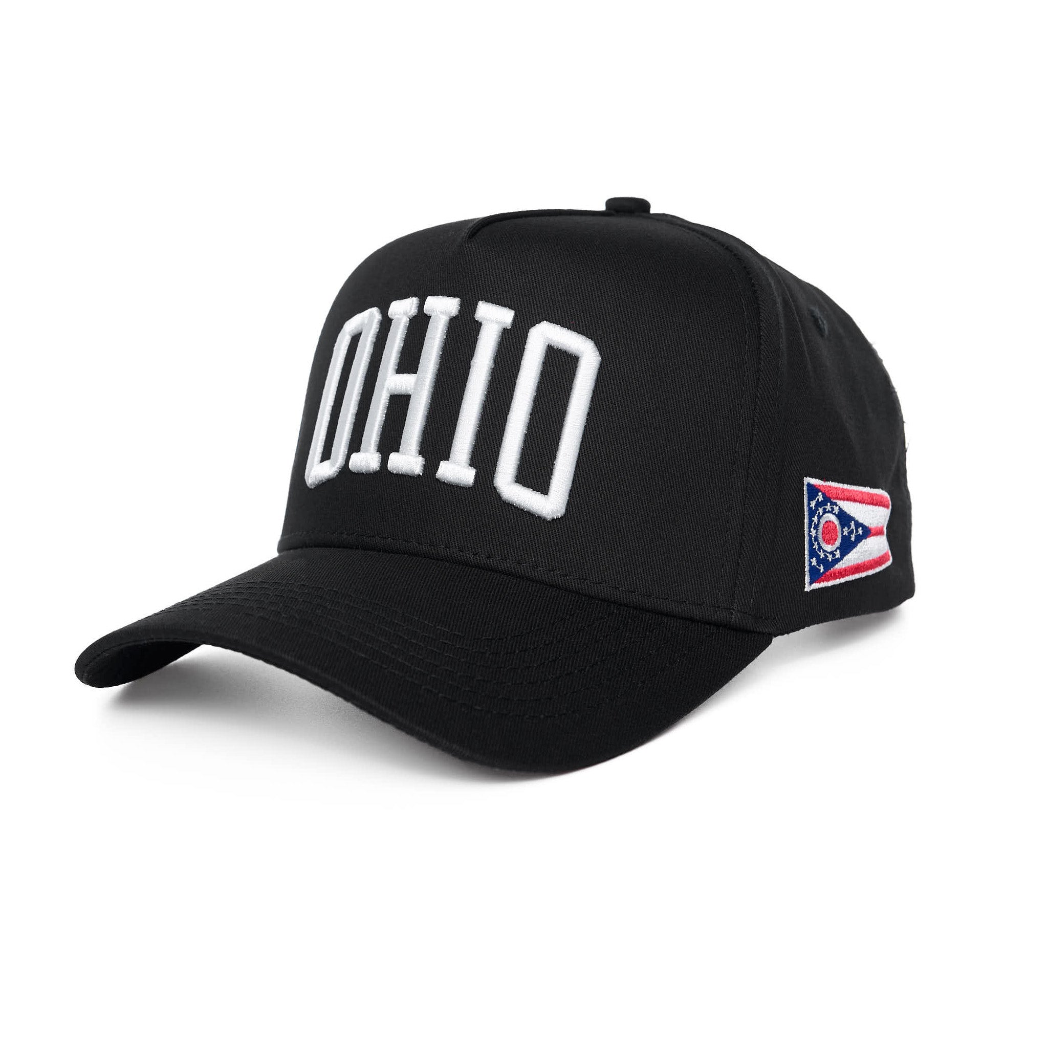 OHIO FLAG - BLACK