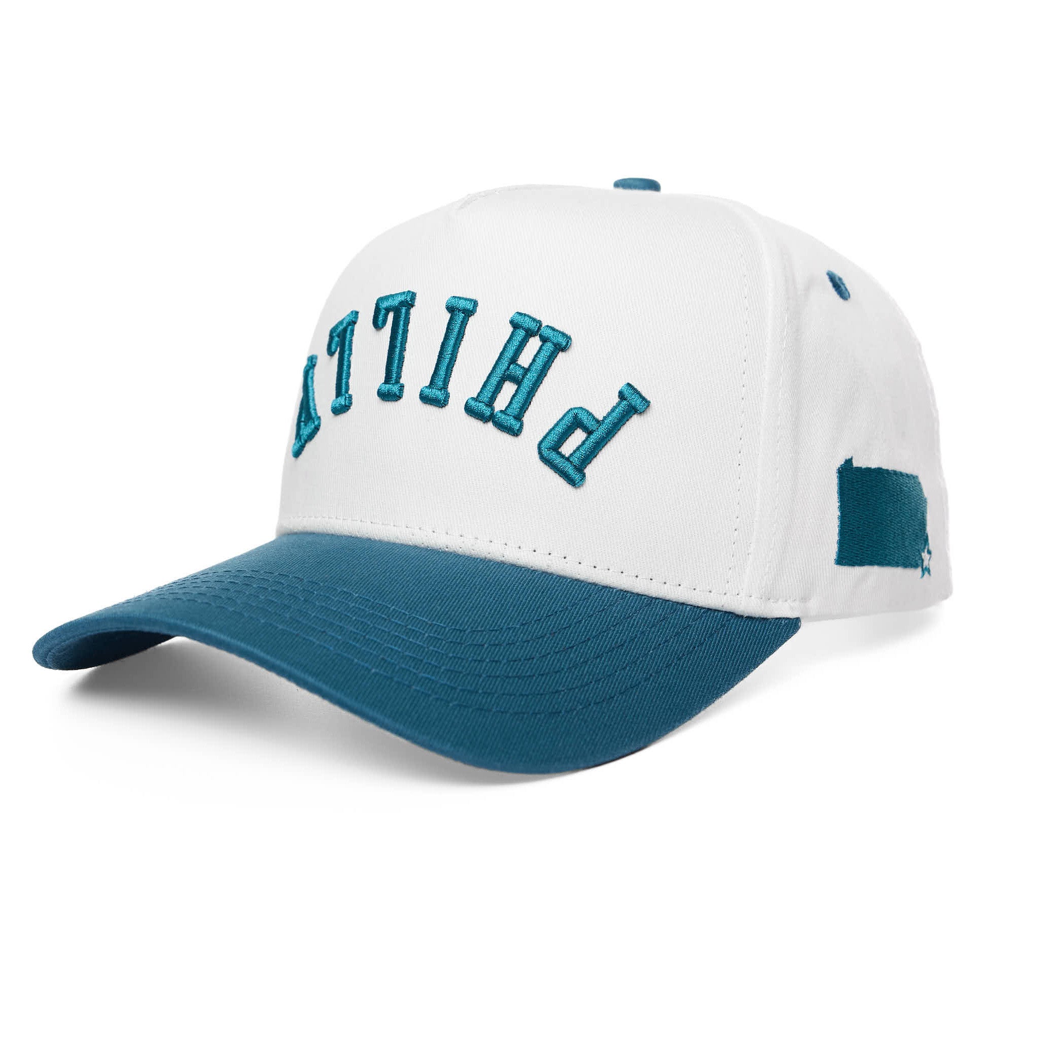 PHILLY UPSIDE DOWN - WHITE/DARK GREEN