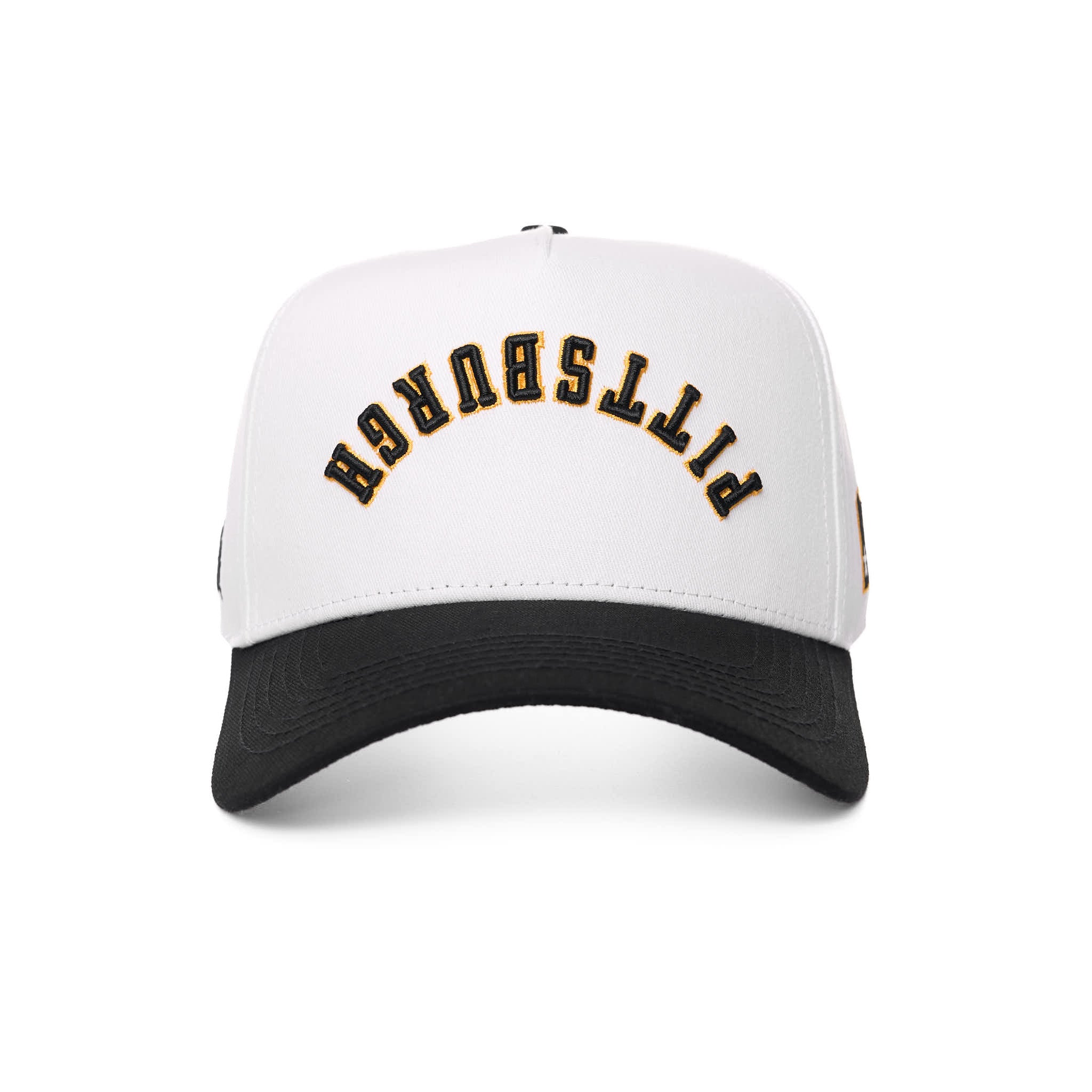 PITTSBURGH UPSIDE DOWN - WHITE/BLACK