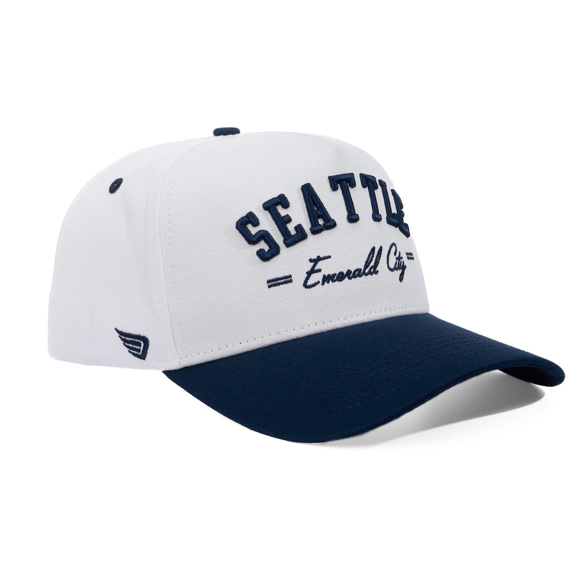 SEATTLE EMERALD CITY  - WHITE/NAVY