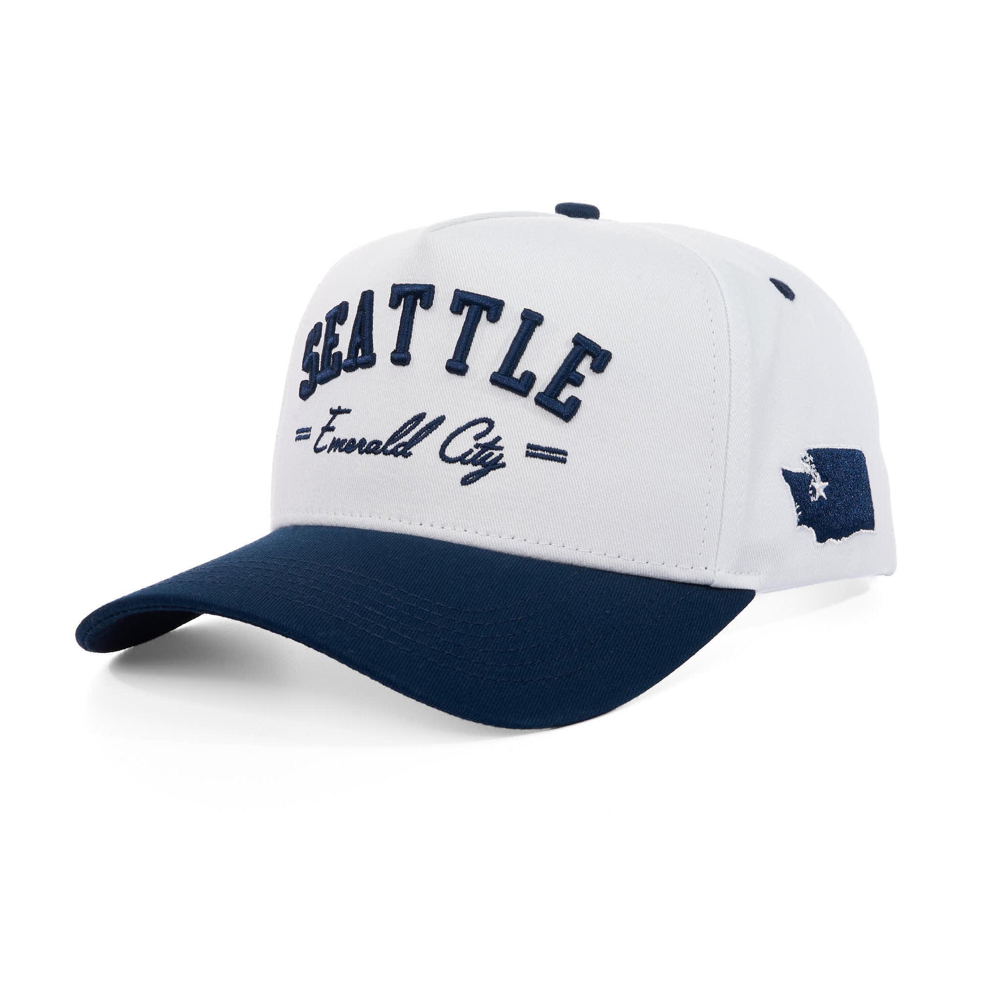 SEATTLE EMERALD CITY  - WHITE/NAVY