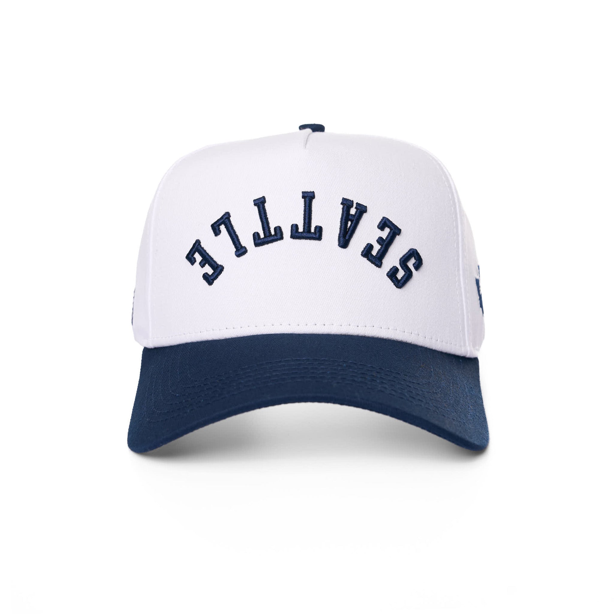 SEATTLE UPSIDE DOWN - WHITE/NAVY