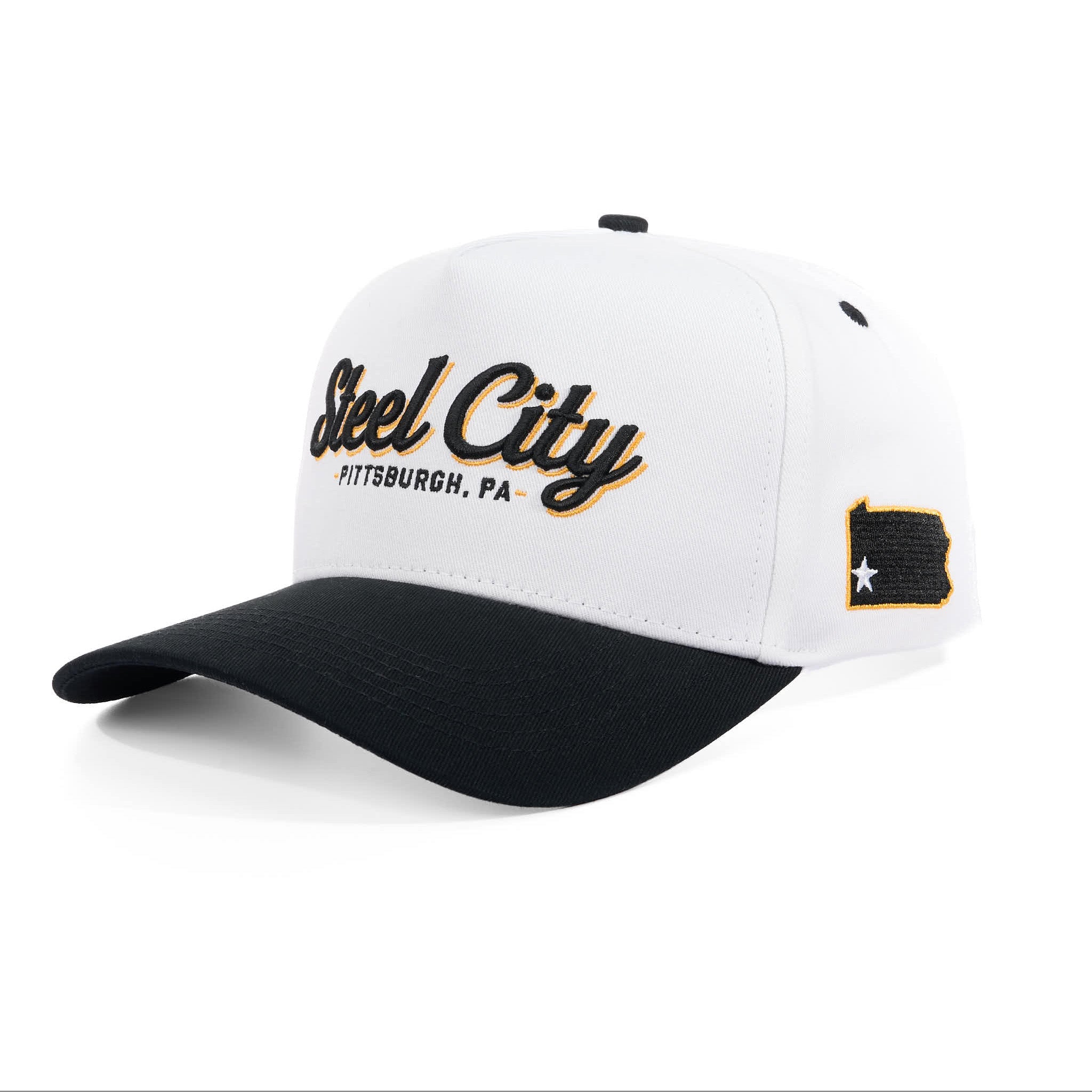 STEEL CITY SCRIPT - WHITE/BLACK