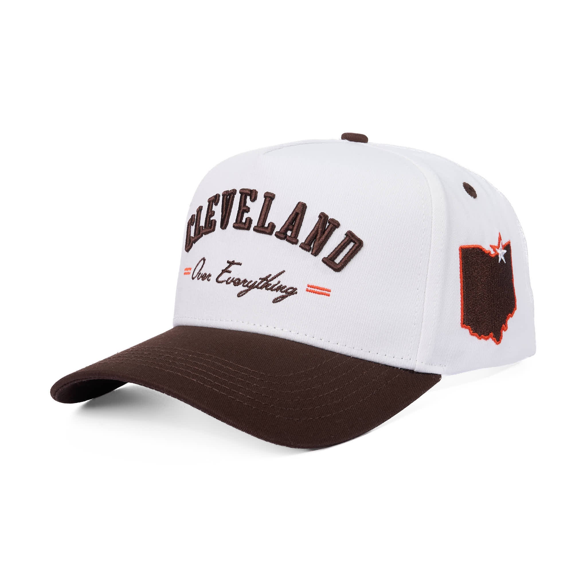 CLEVELAND OVER EVERYTHING - WHITE/BROWN